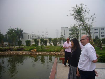 德国客商参观好博工业园